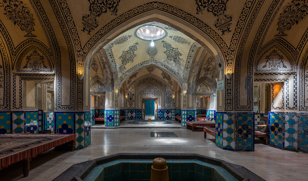Interior of the Sultan Amir Ahmad Bathhouse in Kashan