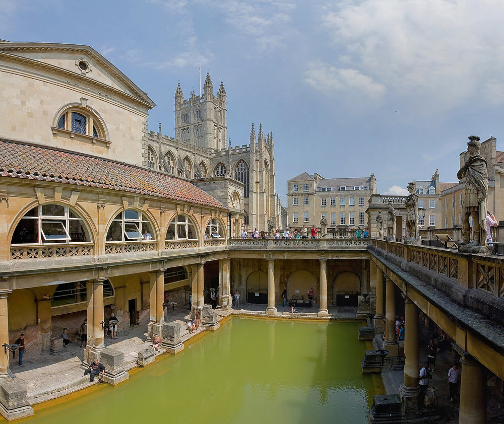 The Great Bath at the Roman Baths in Bath
