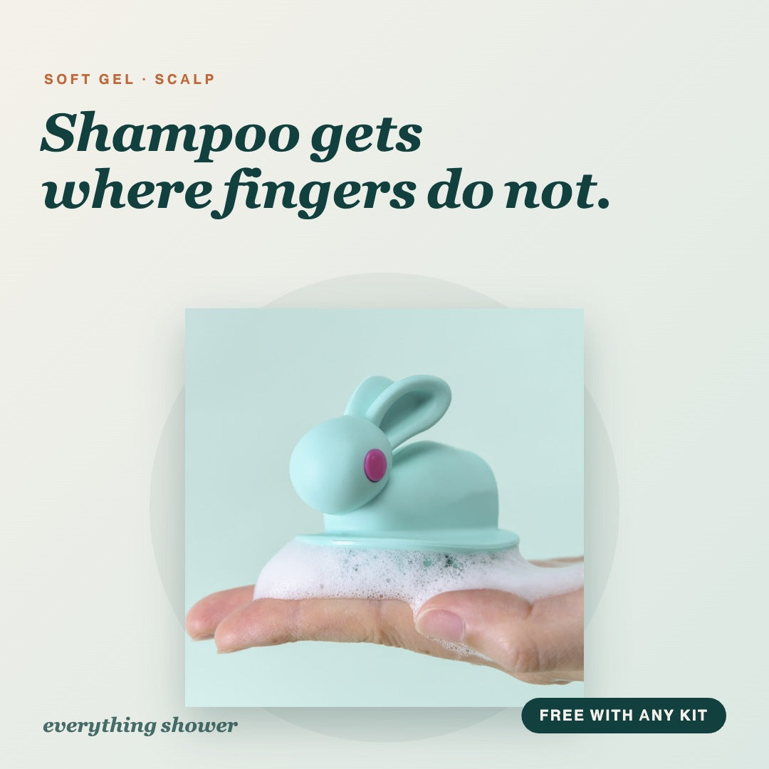 Silicone Scalp Massager — shampoo gets where fingers do not